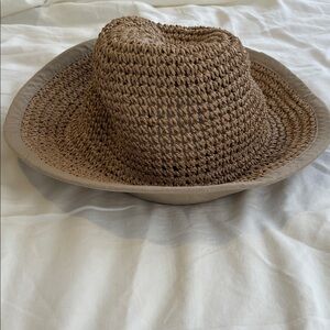 ☀️ NWT Brown Woven Sun Hat